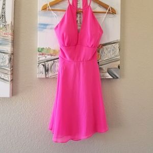 City Vibe Junior Dress Hot Pink 11